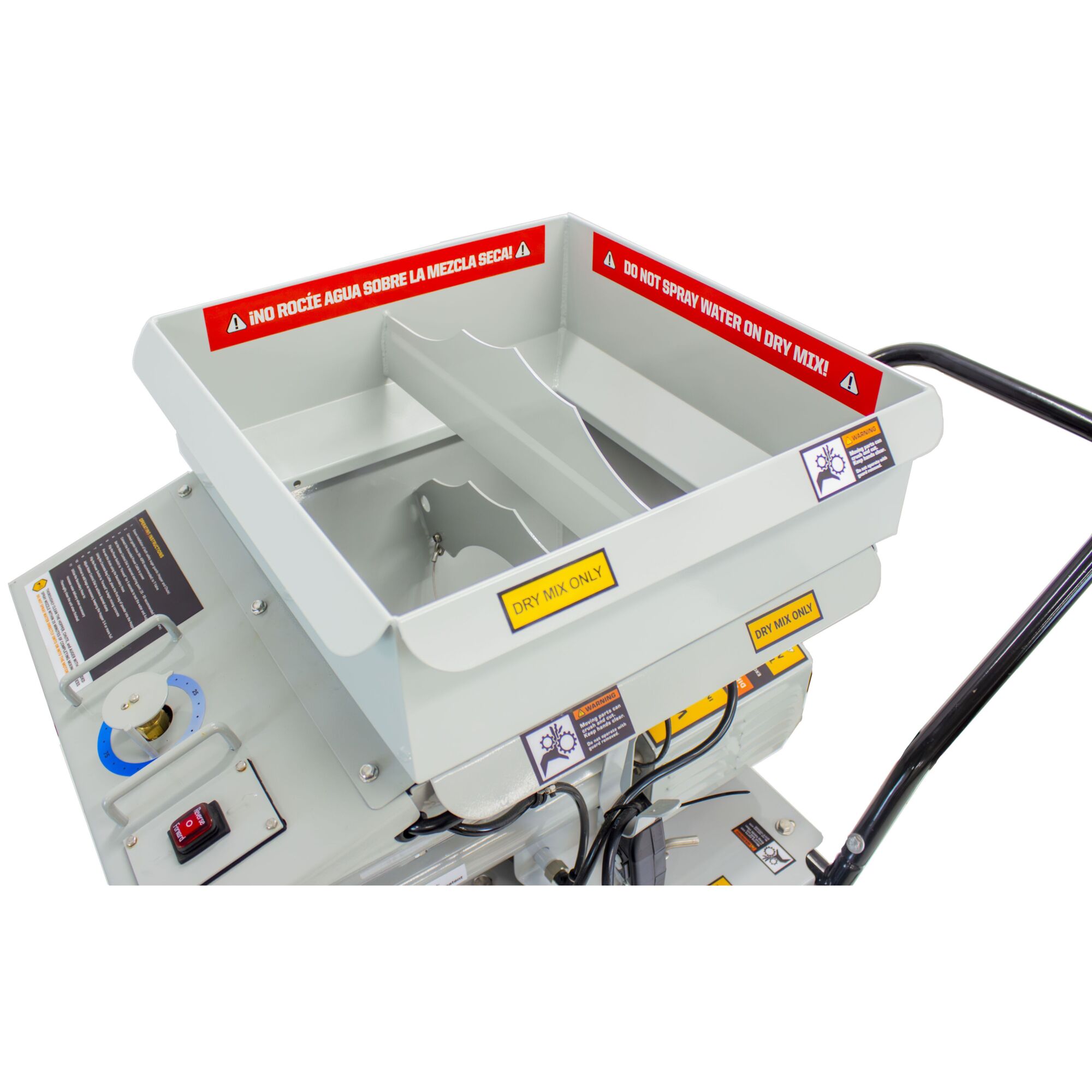 MudMixer Hopper Extension  Increases Capacity to 300 Lbs.